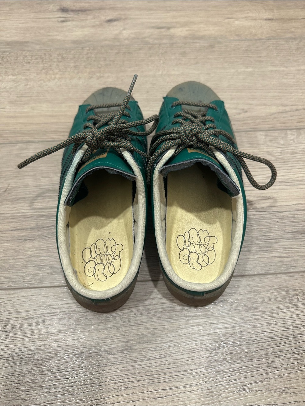 Adidas Superstar Mule ‘Plant and Grow’ in Collegiate Green slip on vegan - Picture 5 of 8